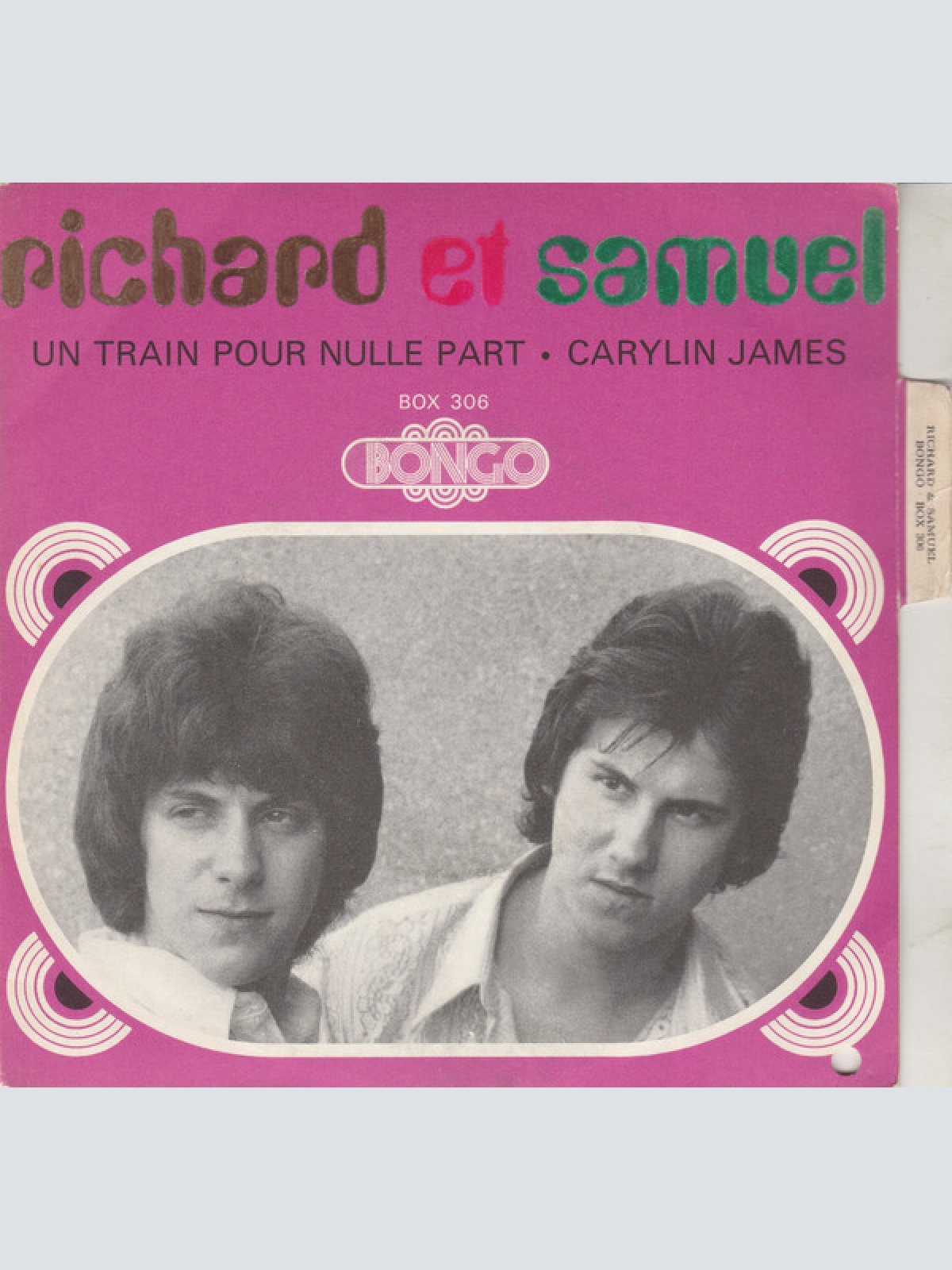 7", Single Richard Et Samuel - Un Train Pour Nulle Part