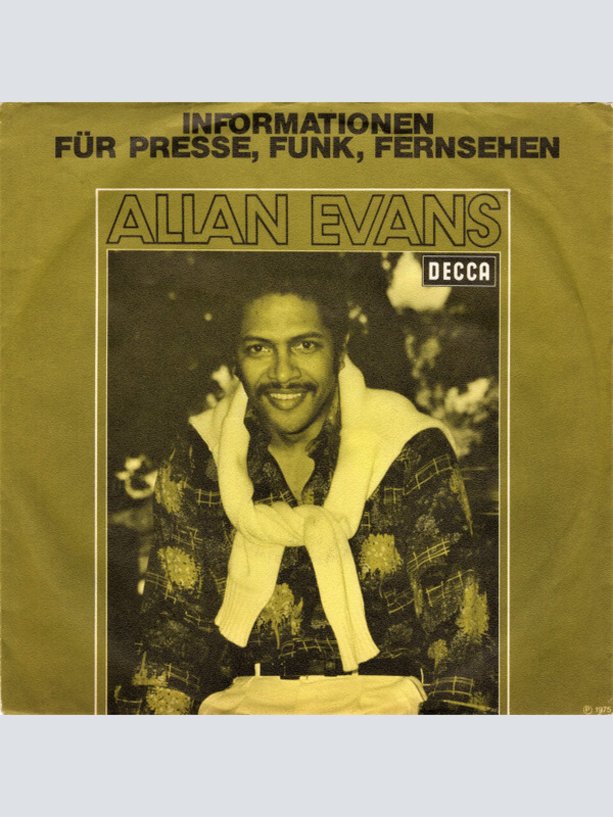 7", EP, Promo Allan Evans (3) - Danny Boy