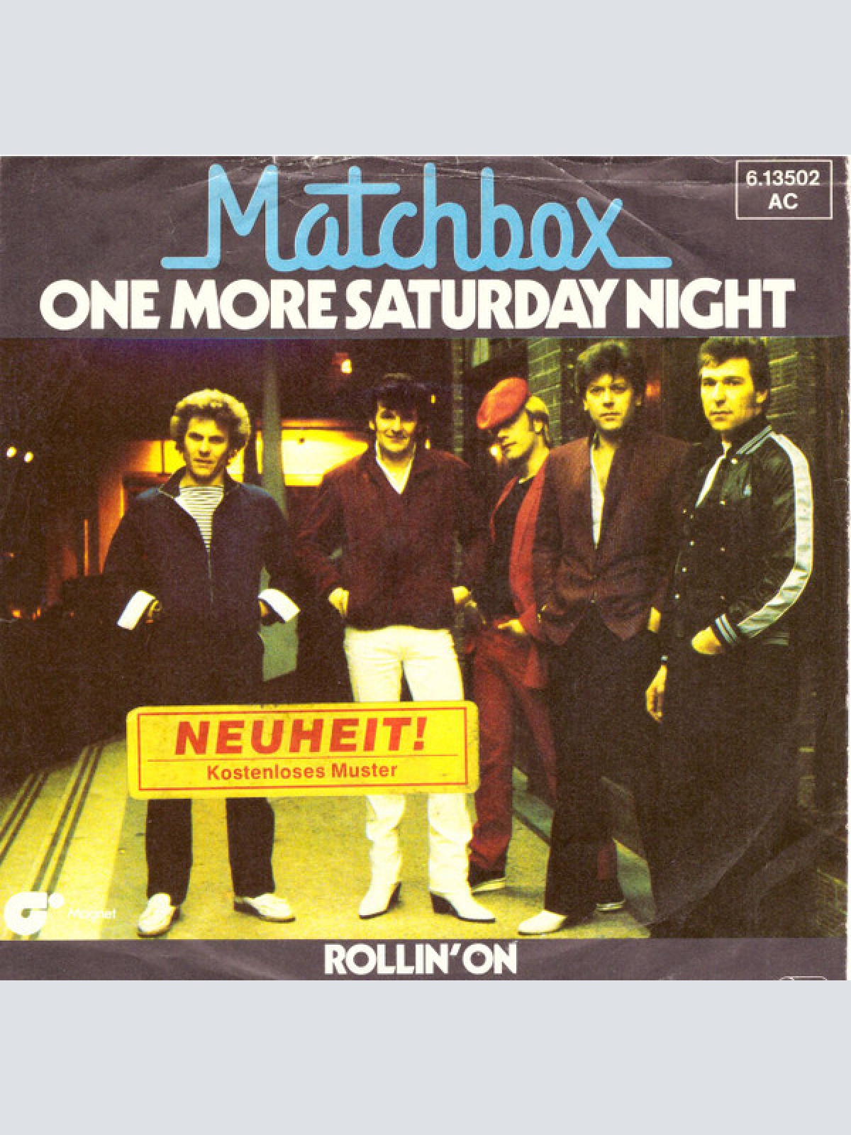 7", Single, Promo Matchbox (3) - One More Saturday Night