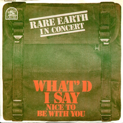 7", Single Rare Earth - What'd I Say