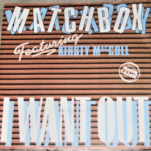 7", Single, Promo Matchbox (3) Featuring Kirsty MacColl - I Want Out