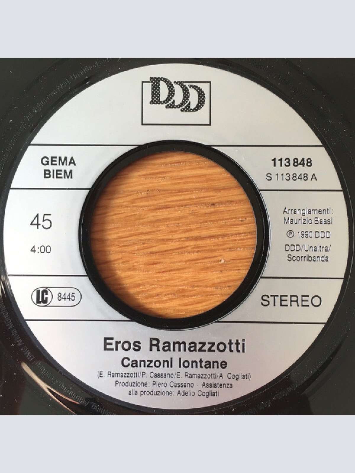 7", S/Sided Eros Ramazzotti - Canzoni Lontane