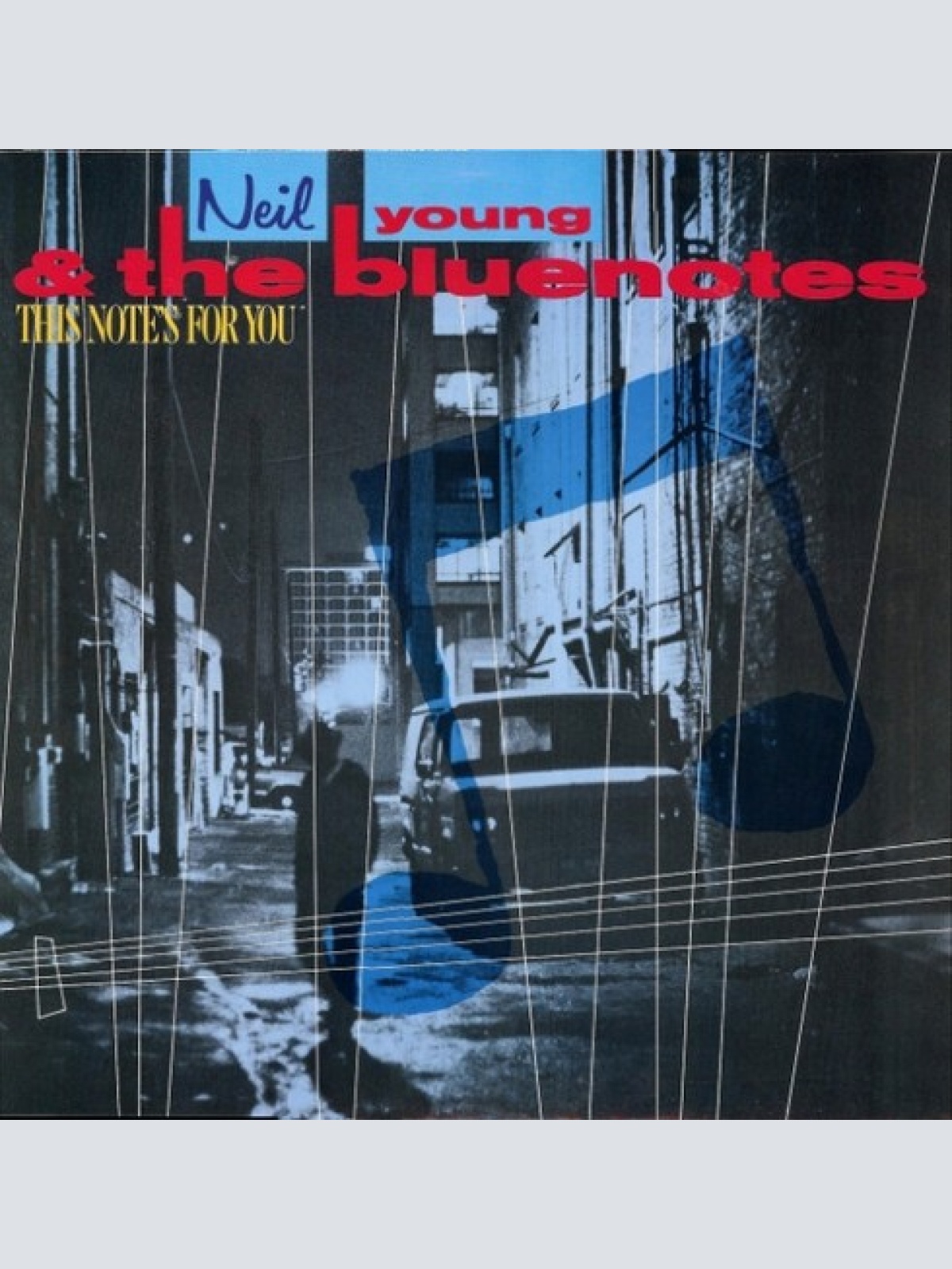 LP, Album Neil Young & The Bluenotes (5) - This Note's For You