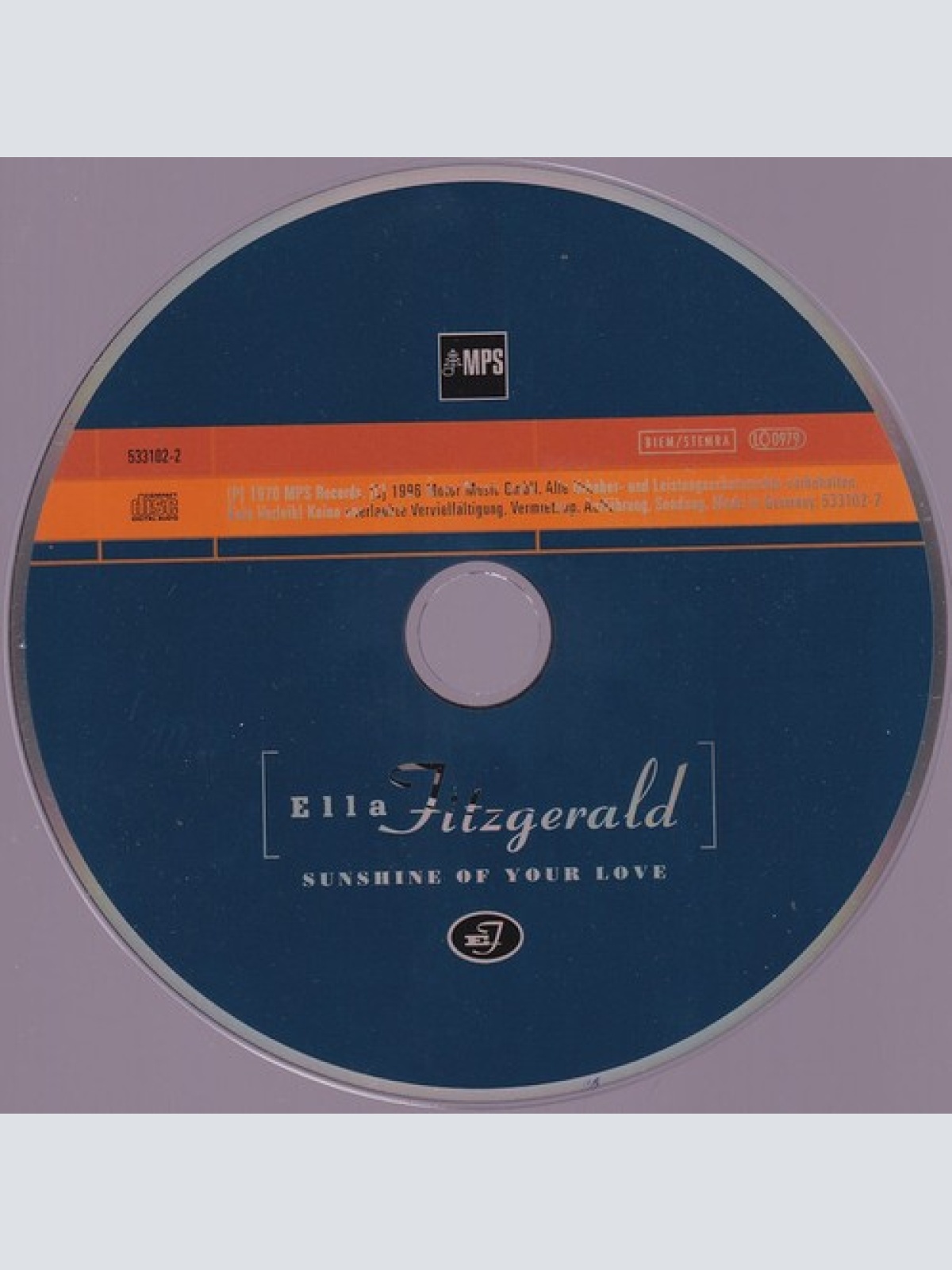 CD, Album, RE Ella Fitzgerald - Sunshine Of Your Love