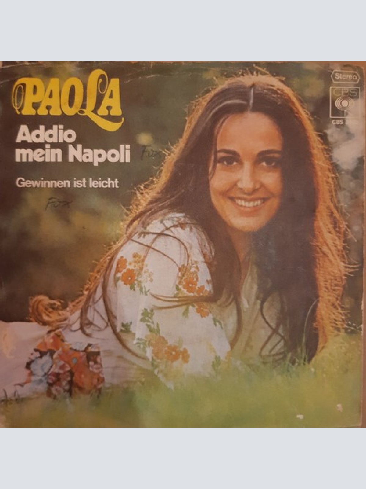 7", Single, Promo Paola (2) - Addio Mein Napoli