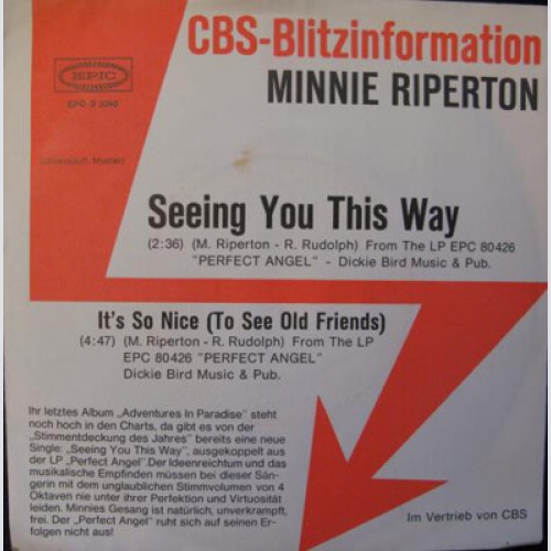 7", Single, Promo Minnie Riperton - Seeing You This Way