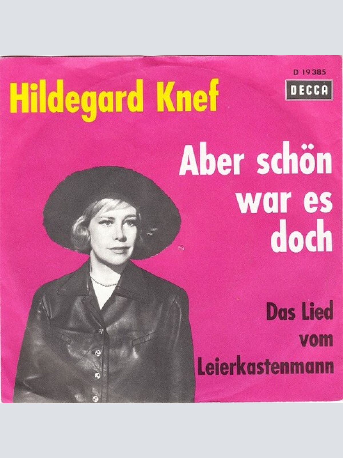 7", Single Hildegard Knef - Aber Schön War Es Doch