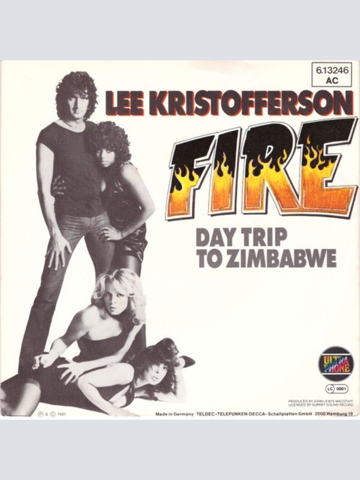 7", Single, Promo Lee Kristofferson - Fire