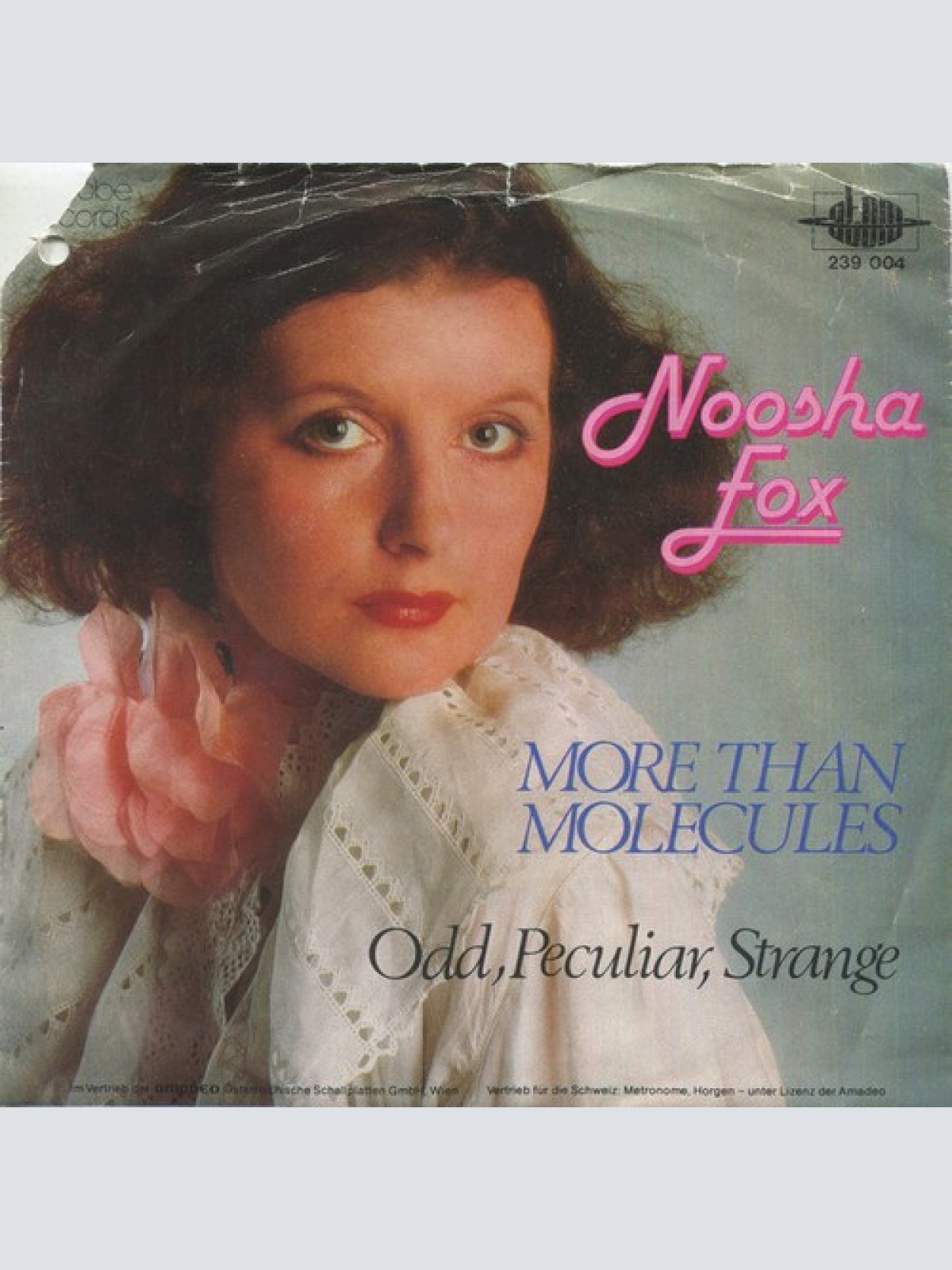 7", Single Noosha Fox - More Than Molecules