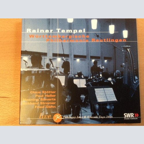 CD, Album Rainer Tempel, Württembergische Philharmonie Reutlingen - Tübinger ...
