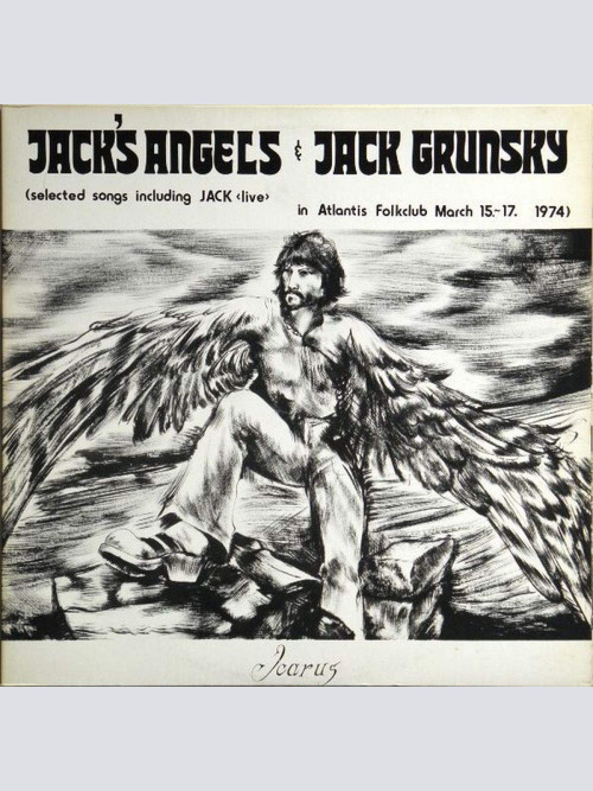 2xLP, Album Jack's Angels & Jack Grunsky - Icarus