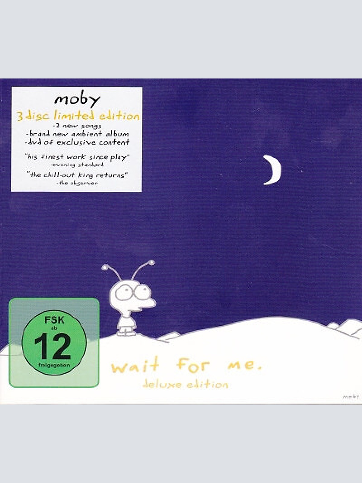 CD, Album + CD, Album + DVD-V + Dlx, Ltd Moby - Wait For Me. Deluxe Edition