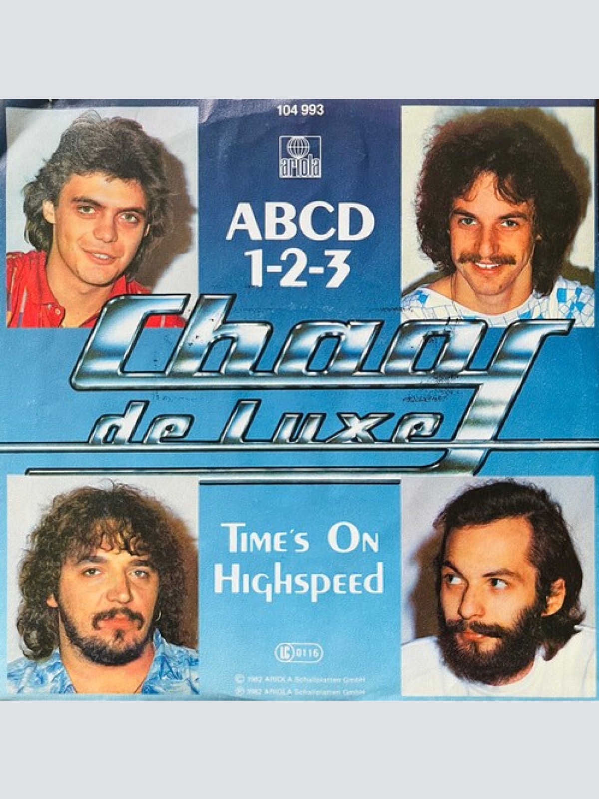 7", Single Chaos De Luxe - ABCD 1-2-3