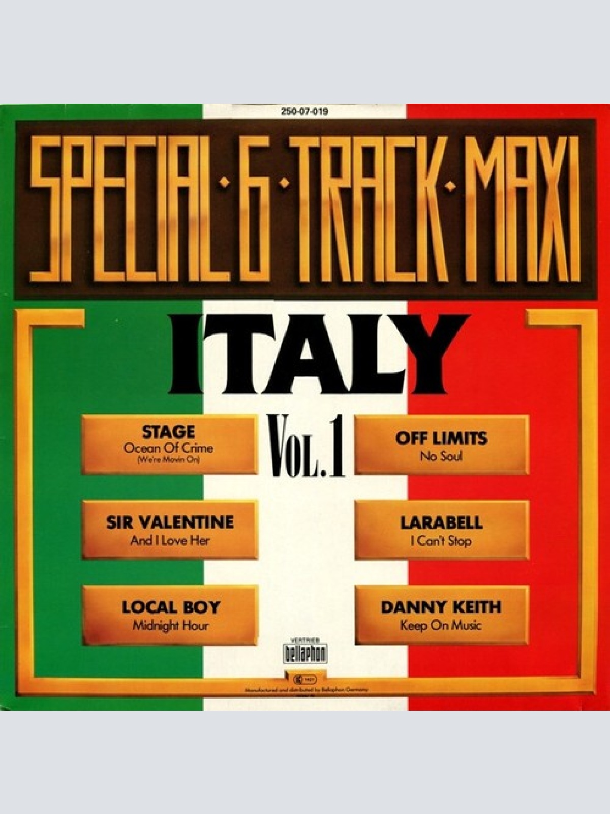 LP, Comp Various - Italy Vol. 1