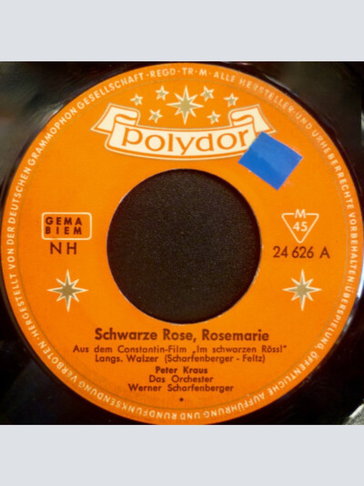 7", Single, Mono Peter Kraus - Das Orchester Werner Scharfenberger* - Schwarz...