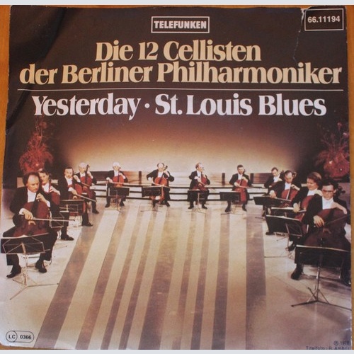7", Single, Promo, W/Lbl Die 12 Cellisten Der Berliner Philharmoniker - Yeste...