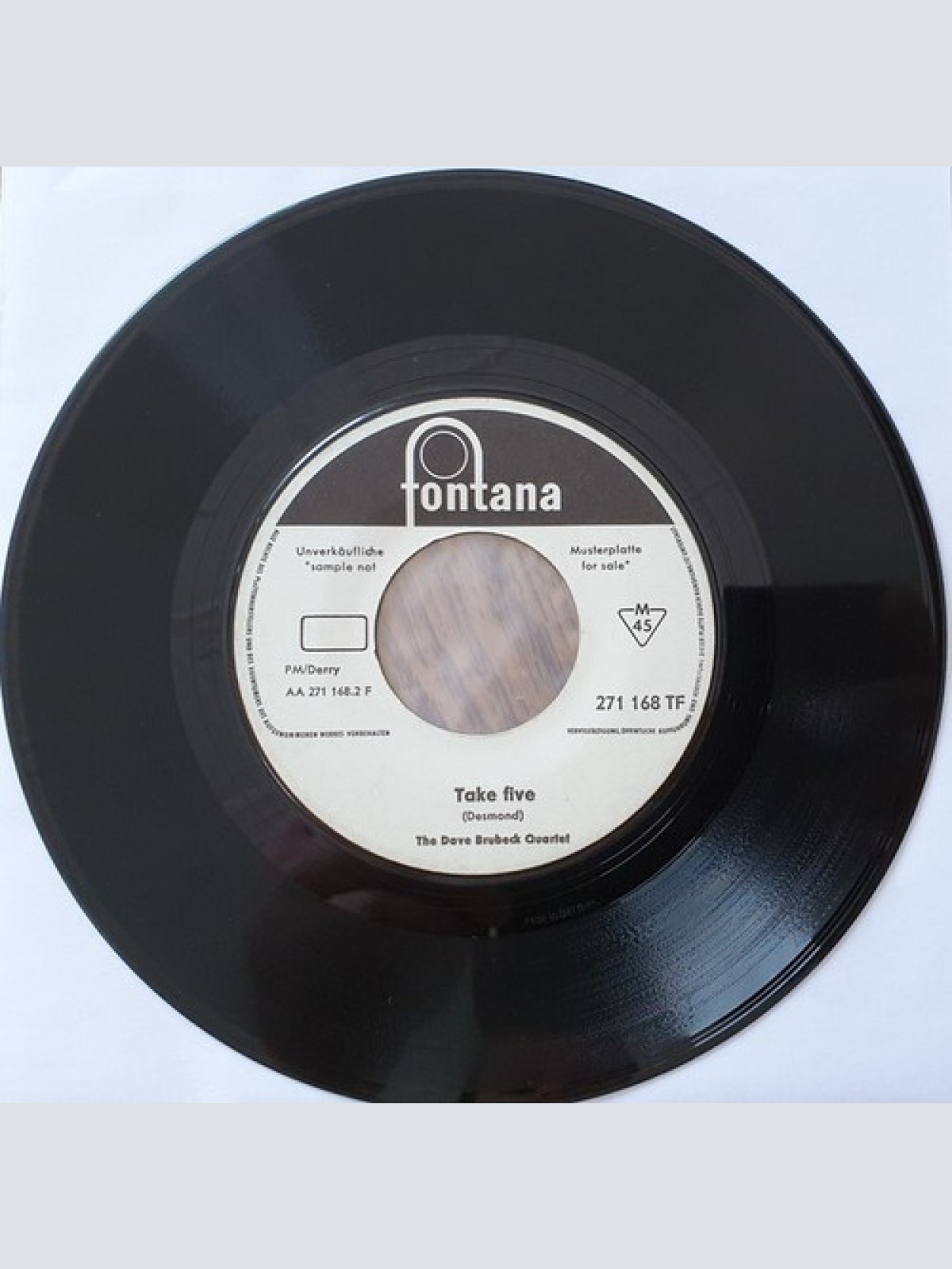 7", Single, Promo The Dave Brubeck Quartet - Blue Rondo A La Turk / Take Five