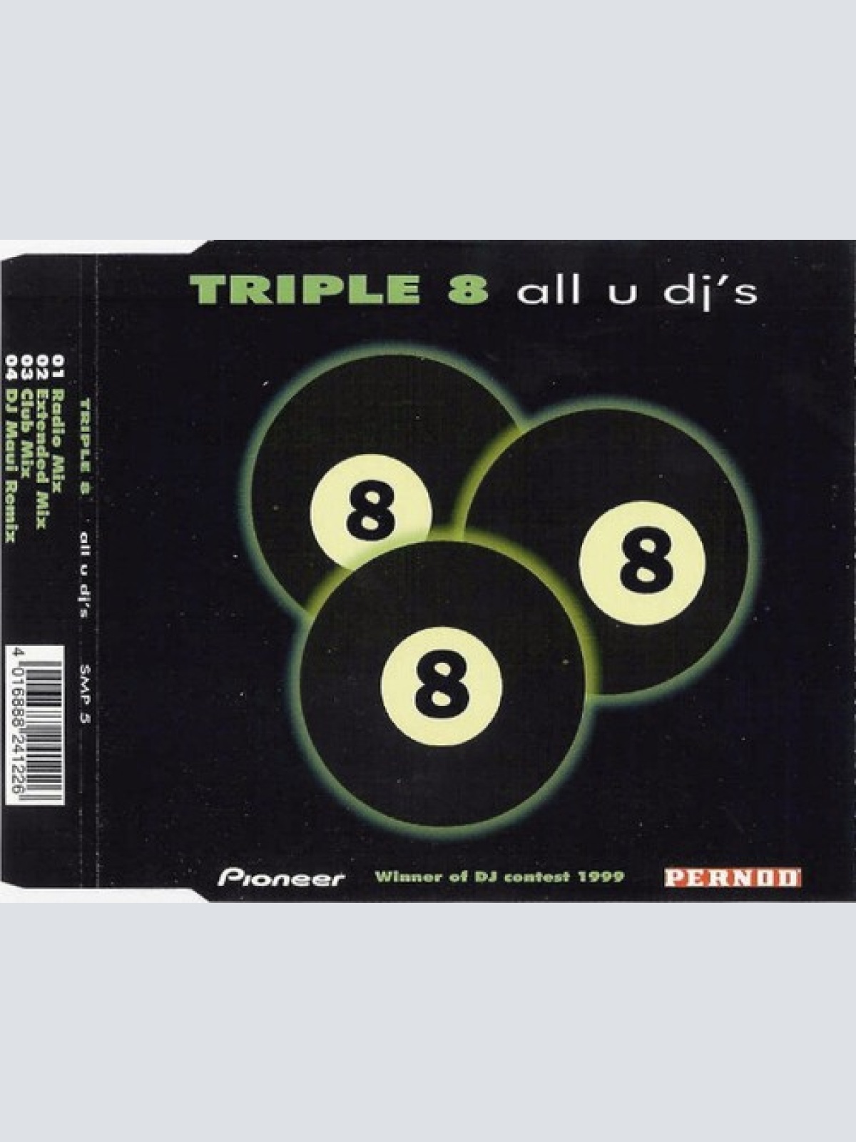 CD, Maxi Triple 8 - All U DJs
