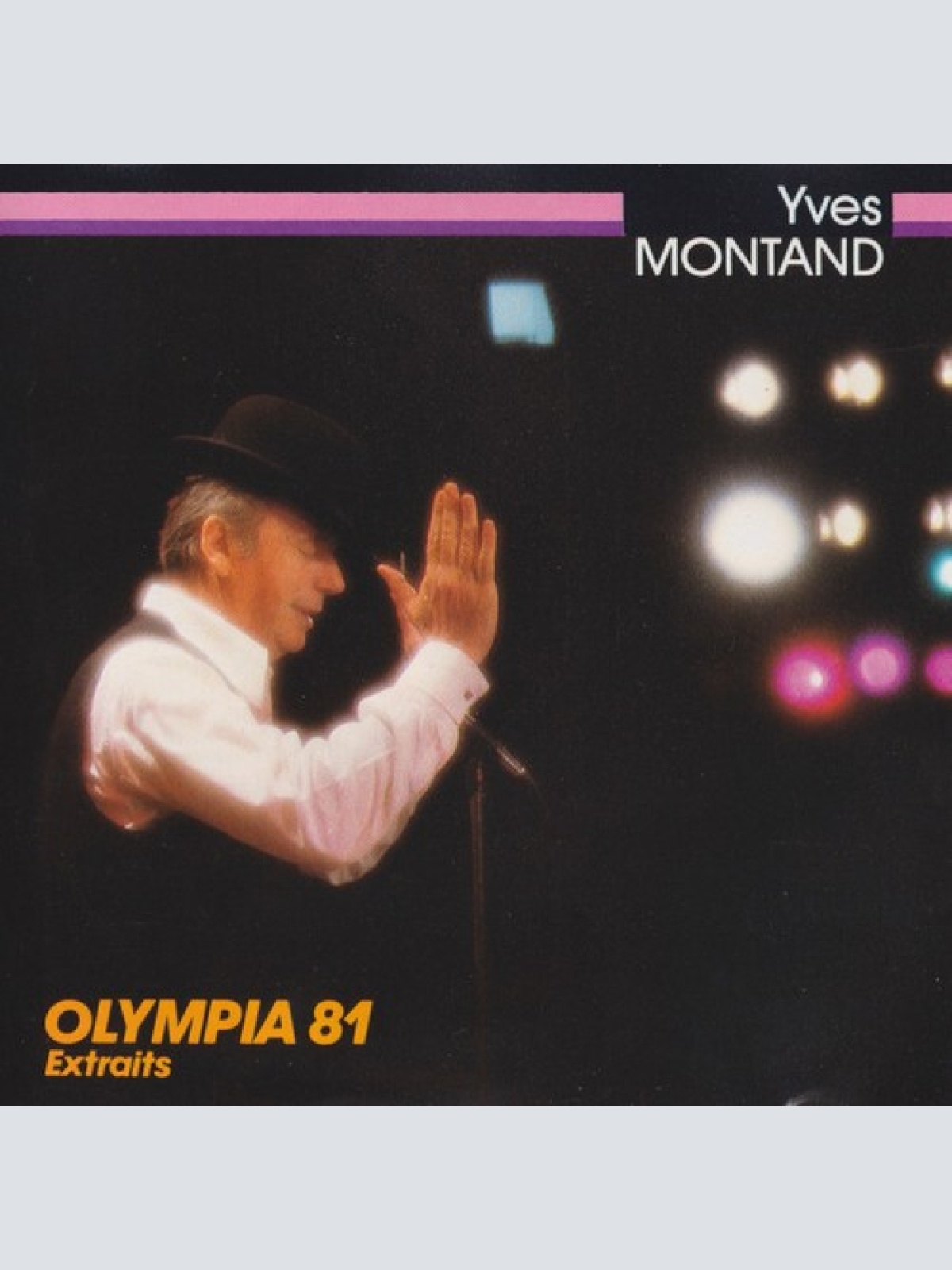 CD, Album, RE, PDO Yves Montand - Olympia "81" Extraits