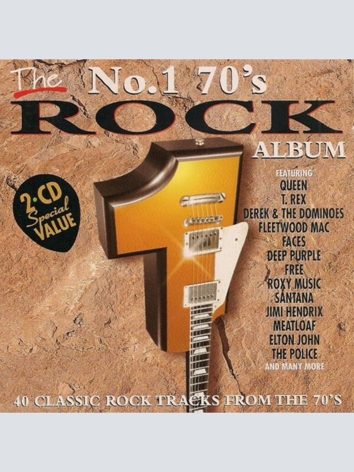 2xCD, Comp Various - The No. 1 70's Rock Album