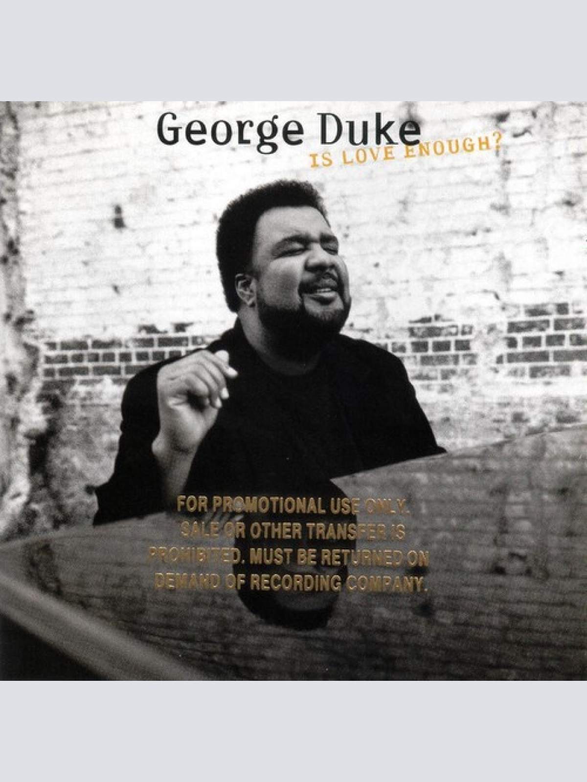 CD, Album George Duke - Is Love Enough?