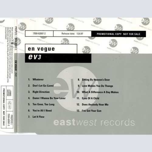 CD, Album, Promo En Vogue - EV3