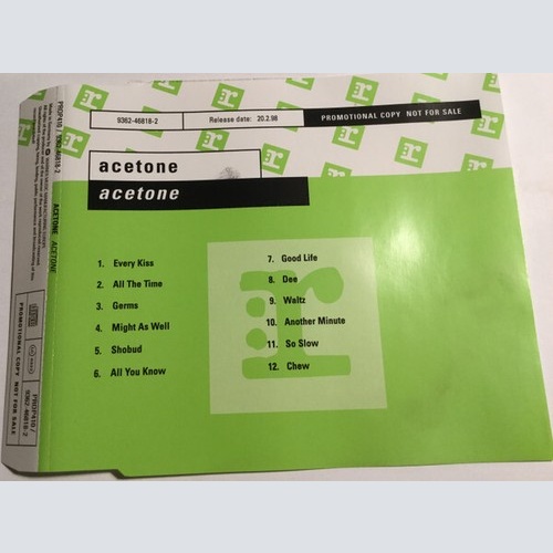 CD, Album, Promo Acetone (3) - Acetone