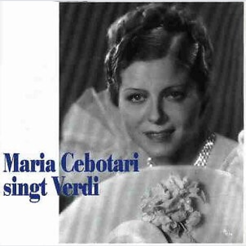 CD Maria Cebotari - Maria Cebotari singt Vedi