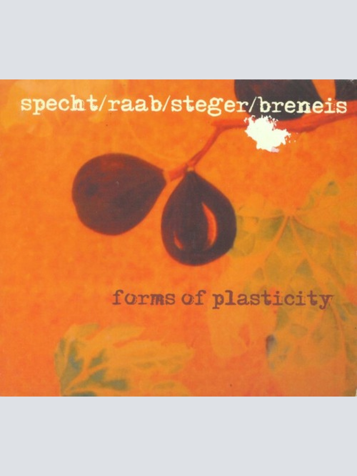 CD, Album Specht, Raab (3), Steger, Breneis - Forms Of Plasticity