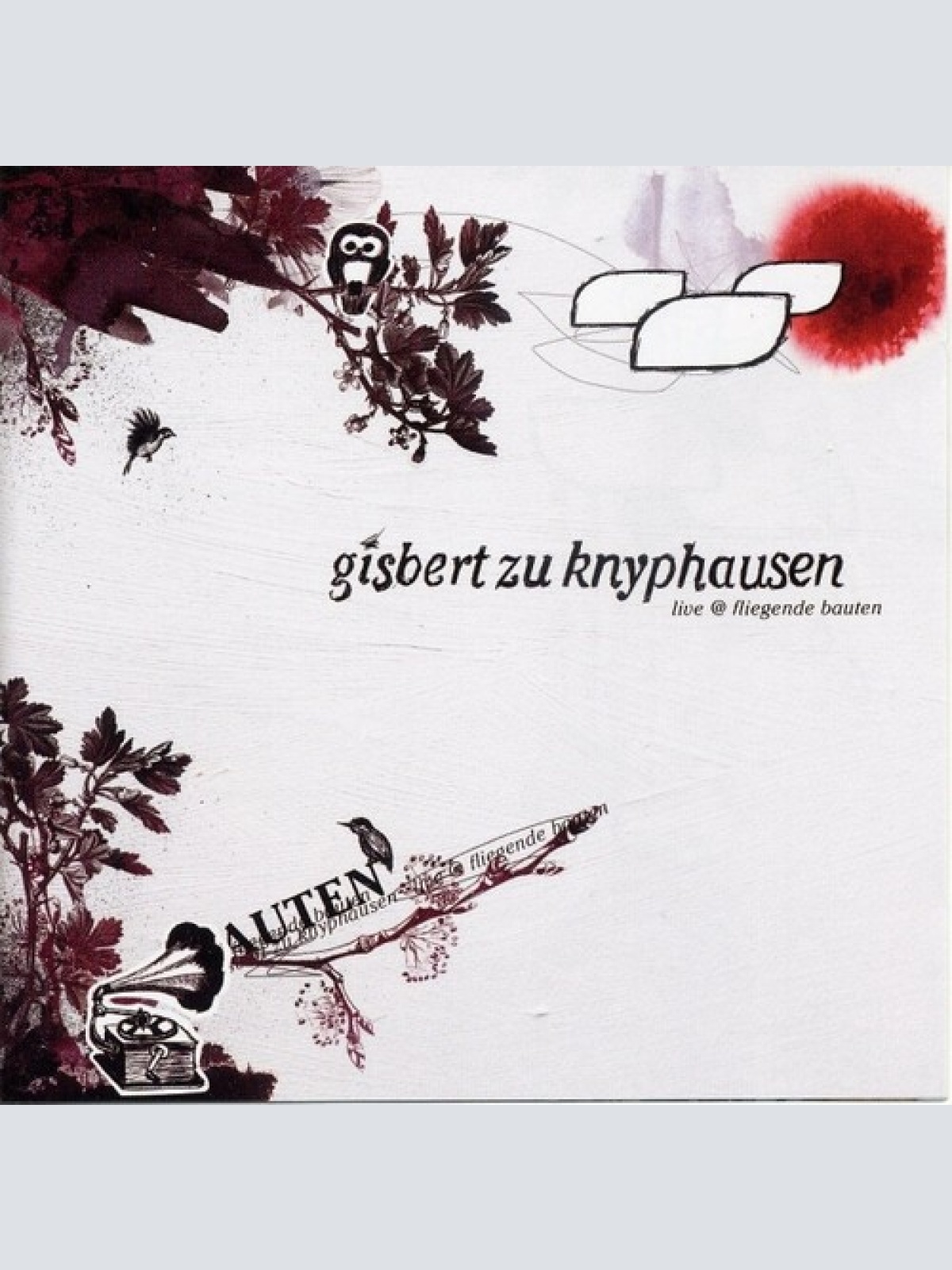 CD, Album Gisbert Zu Knyphausen - Live @ Fliegende Bauten