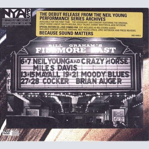 HDCD, Album + DVD-V, NTSC Neil Young & Crazy Horse - Live At The Fillmore East