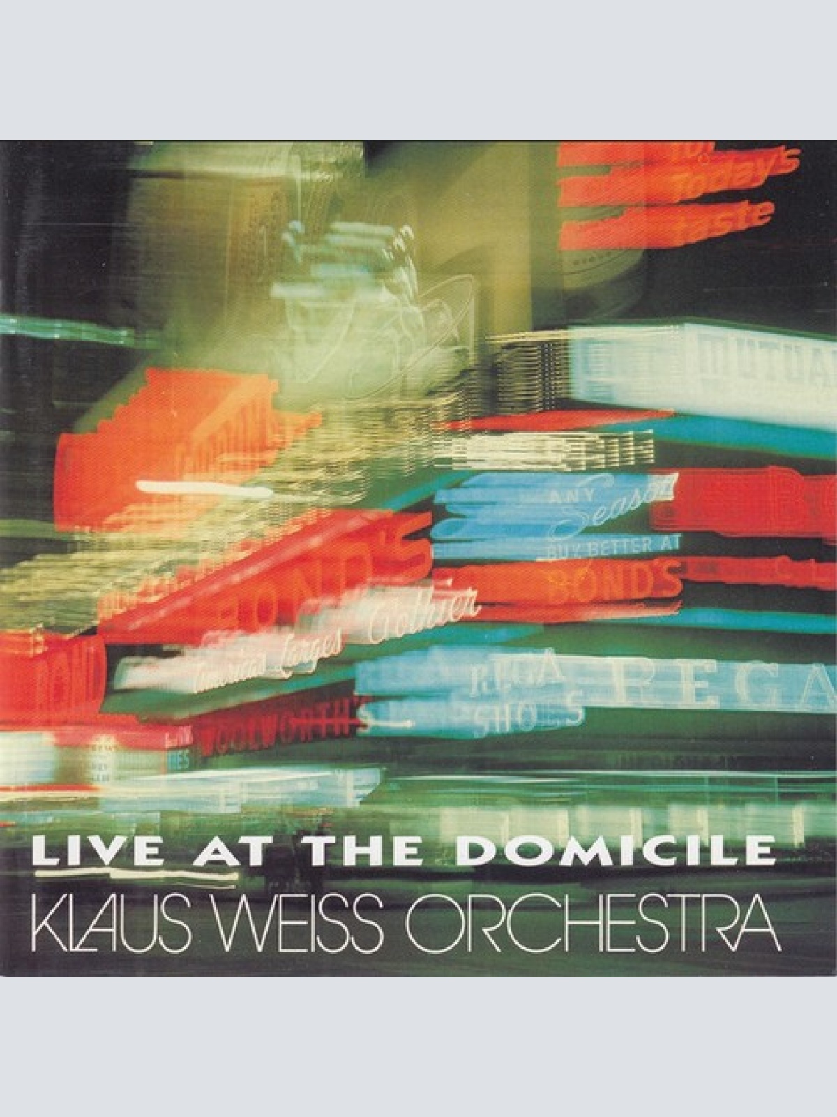 CD, Album, RE Klaus Weiss Orchestra - Live At The Domicile