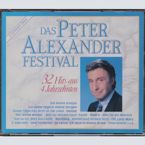 2xCD, Comp Peter Alexander - Das Peter Alexander Festival (32 Hits Aus 4 Jahr...