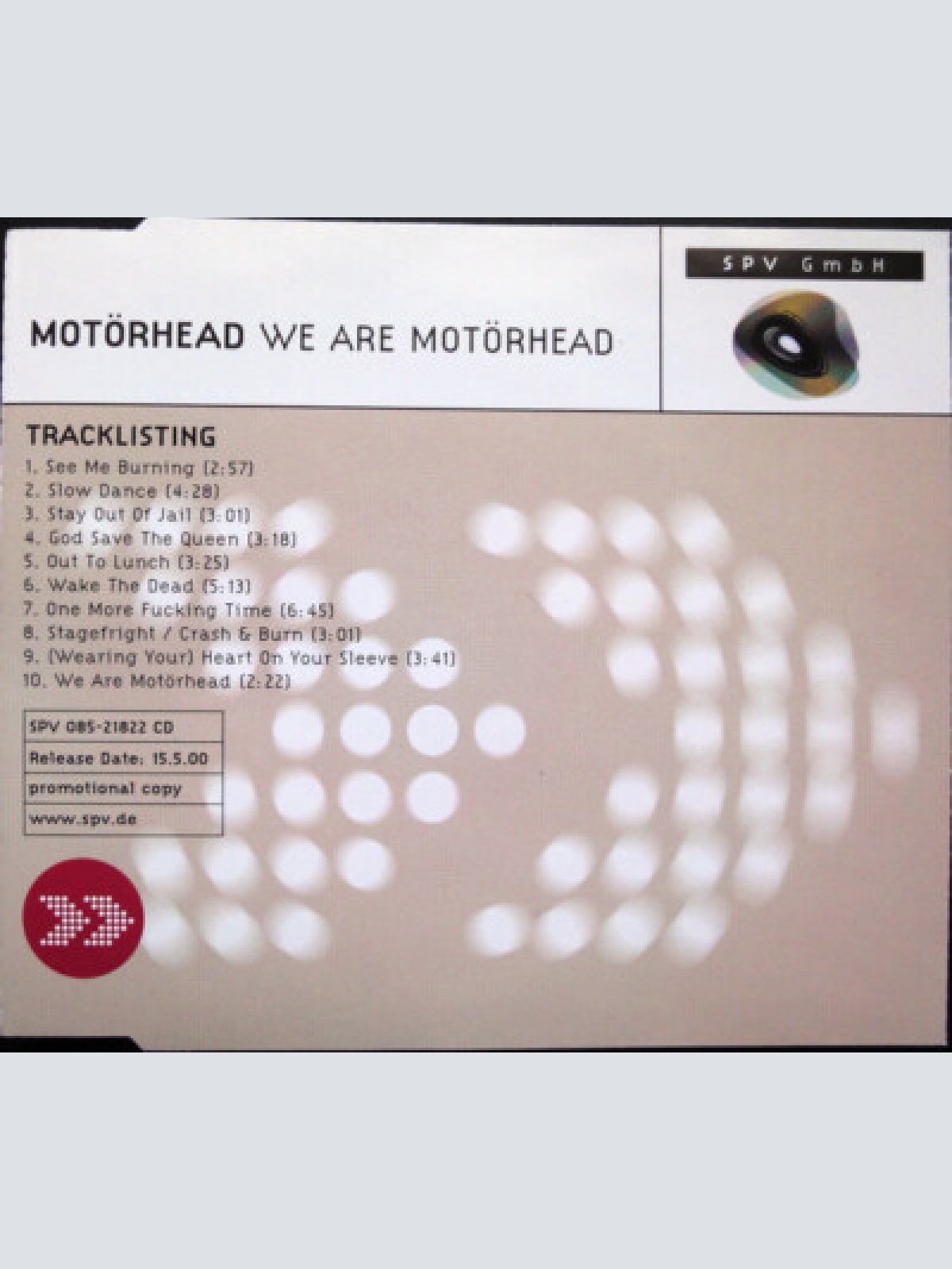 CD, Album, Promo Motörhead - We Are Motörhead