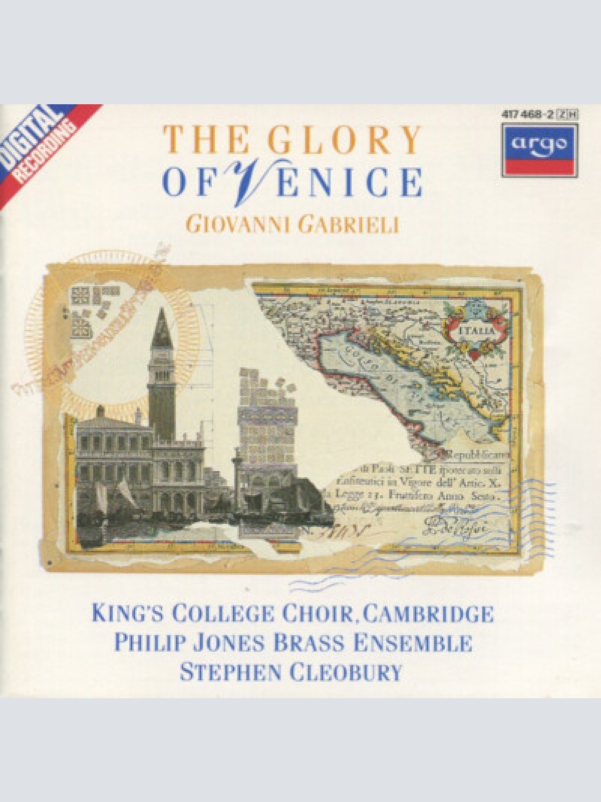 CD, Album Giovanni Gabrieli, King's College Choir, Cambridge*, Philip Jones B...