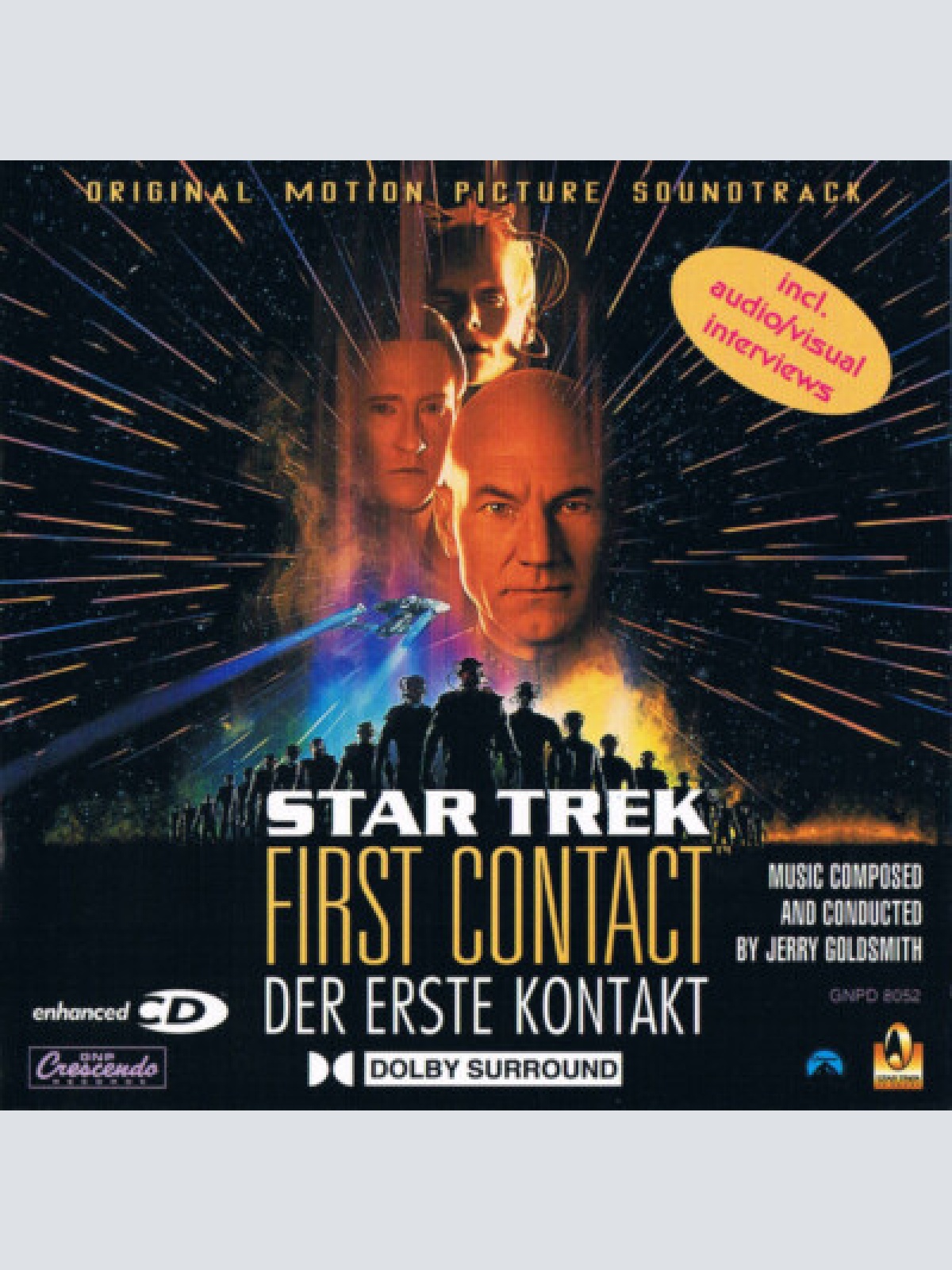 CD, Album, Enh, Dol Jerry Goldsmith - Star Trek: First Contact / Der Erste Ko...