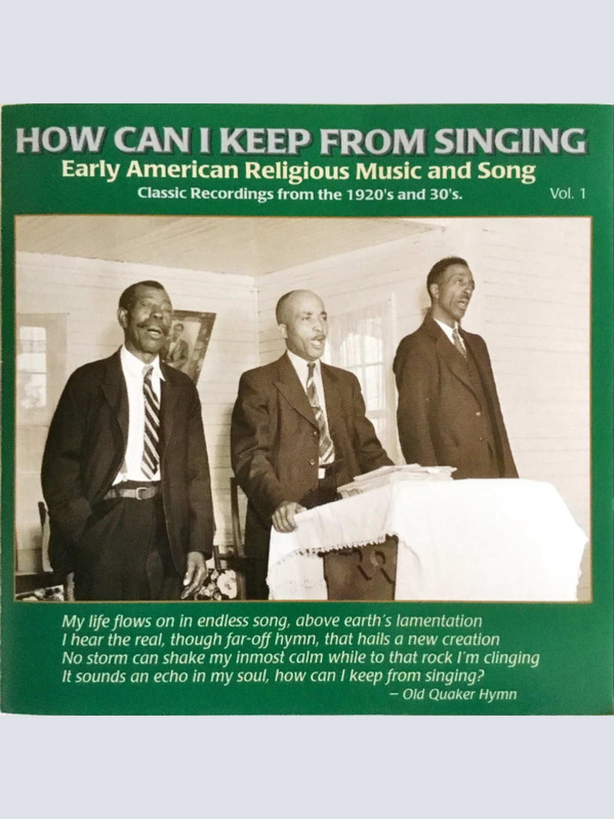 CD, Comp, RM Various - How Can I Keep From Singing (Early American Religious ...