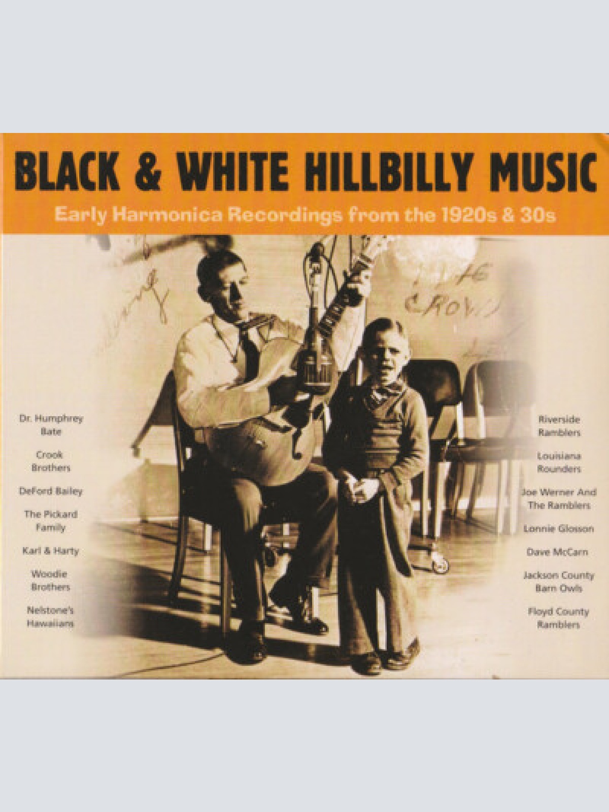 CD, Comp, RE Various - Black & White Hillbilly Music – Early Harmonica Record...