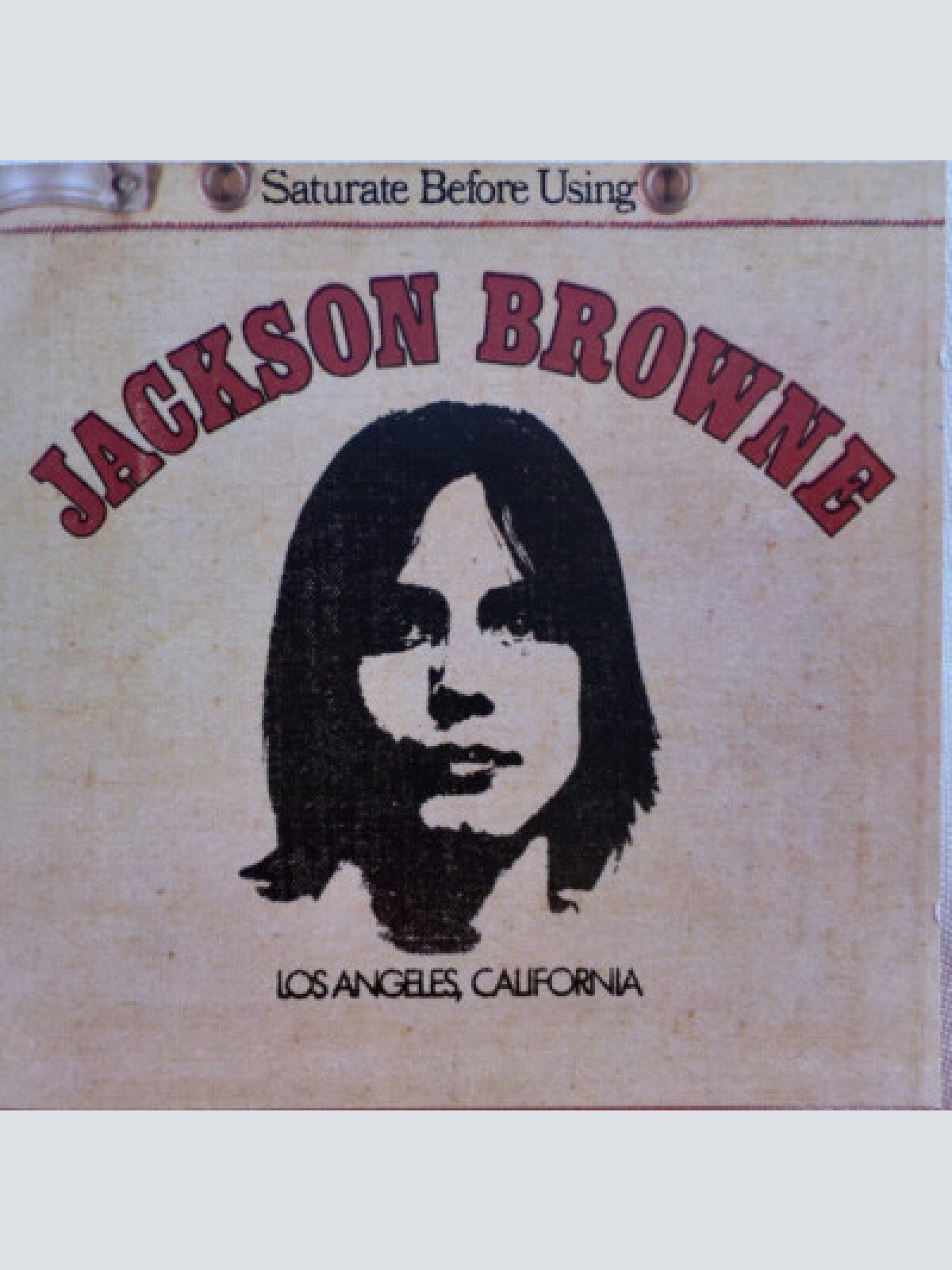 CD, Album, RE Jackson Browne - Saturate Before Using