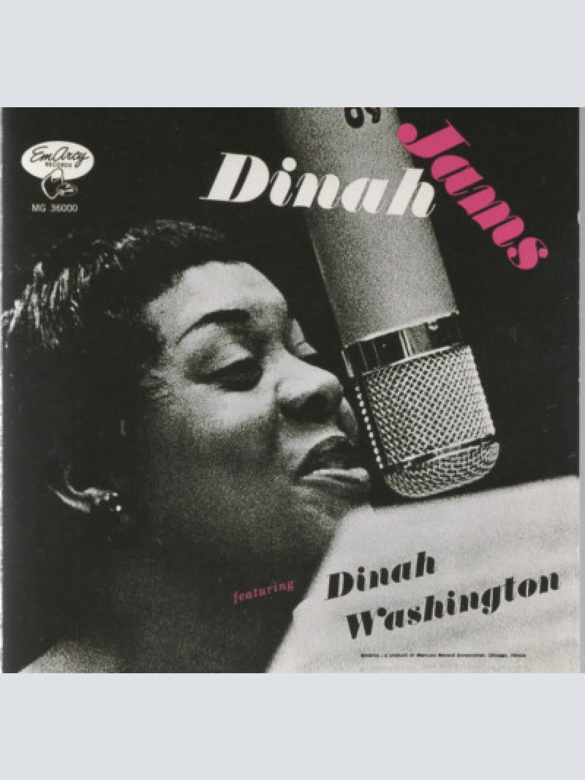 CD, Album, RE, RM Dinah Washington - Dinah Jams