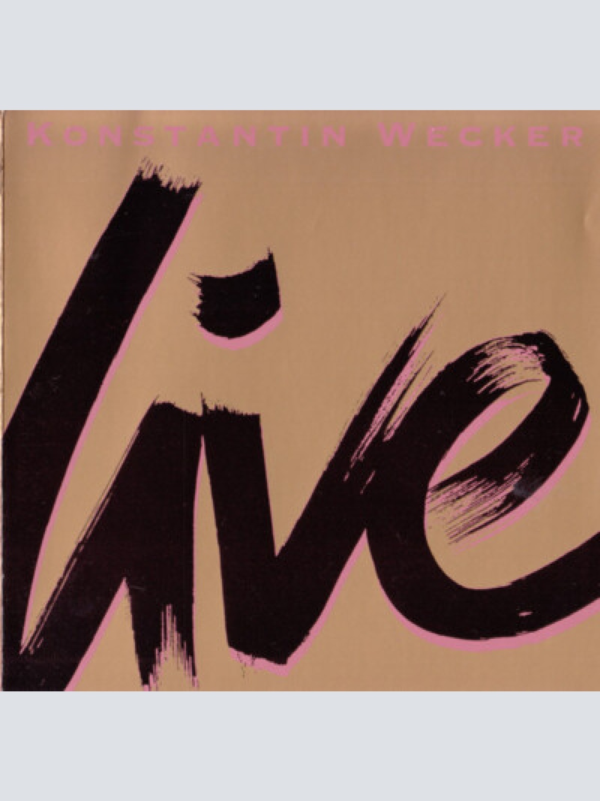 CD, Album, RE Konstantin Wecker - Live
