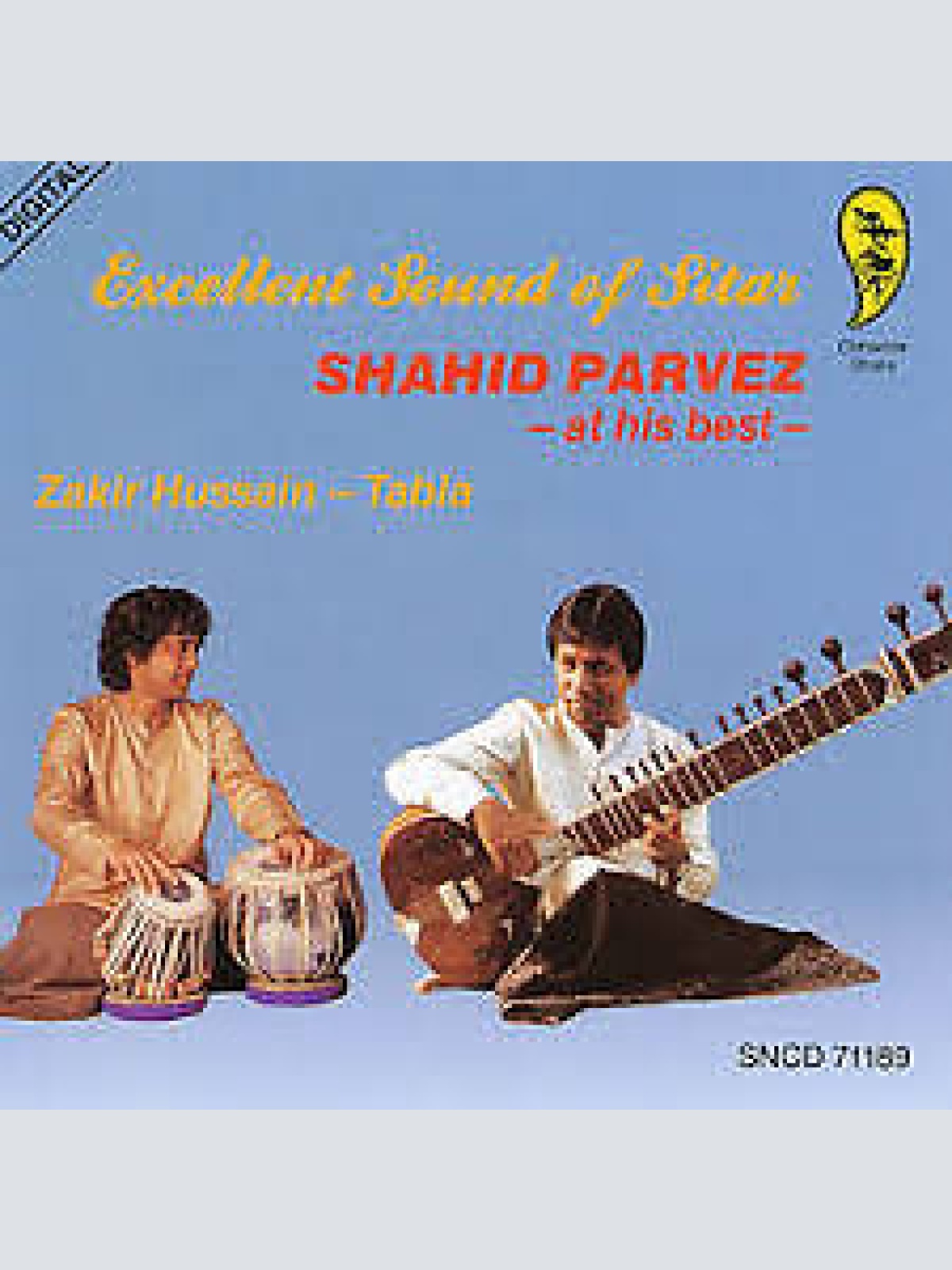 CD, Album Shahid Parvez, Zakir Hussain - Excellent Sound of Sitar Shahid Parv...