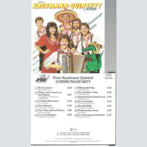 CD--Peter Kaufmann Quintett -- Stimmungsparty