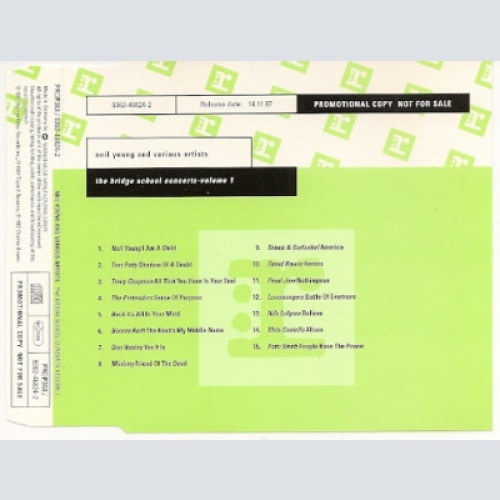 CD, Promo Neil Young And Various Artists* - The Bridge School Concerts - Volu...