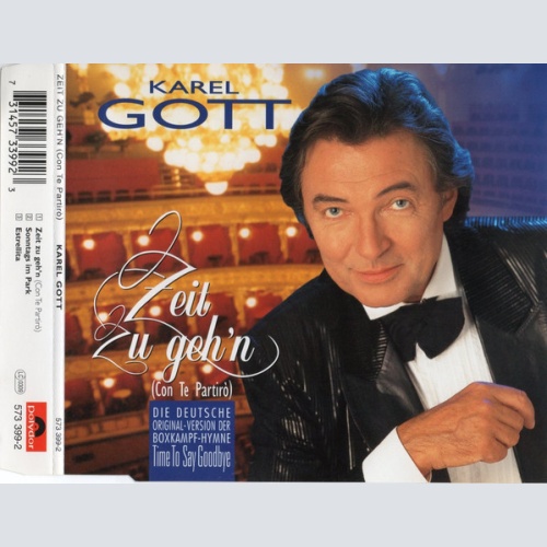 CD, Single Karel Gott - Zeit Zu Geh'n (Con Te Partirò)