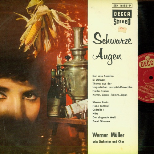 LP--Werner Müller    Schwarze Augen     Germany