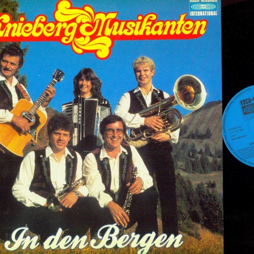 LP--Knieberg Musikanten    In den Bergen