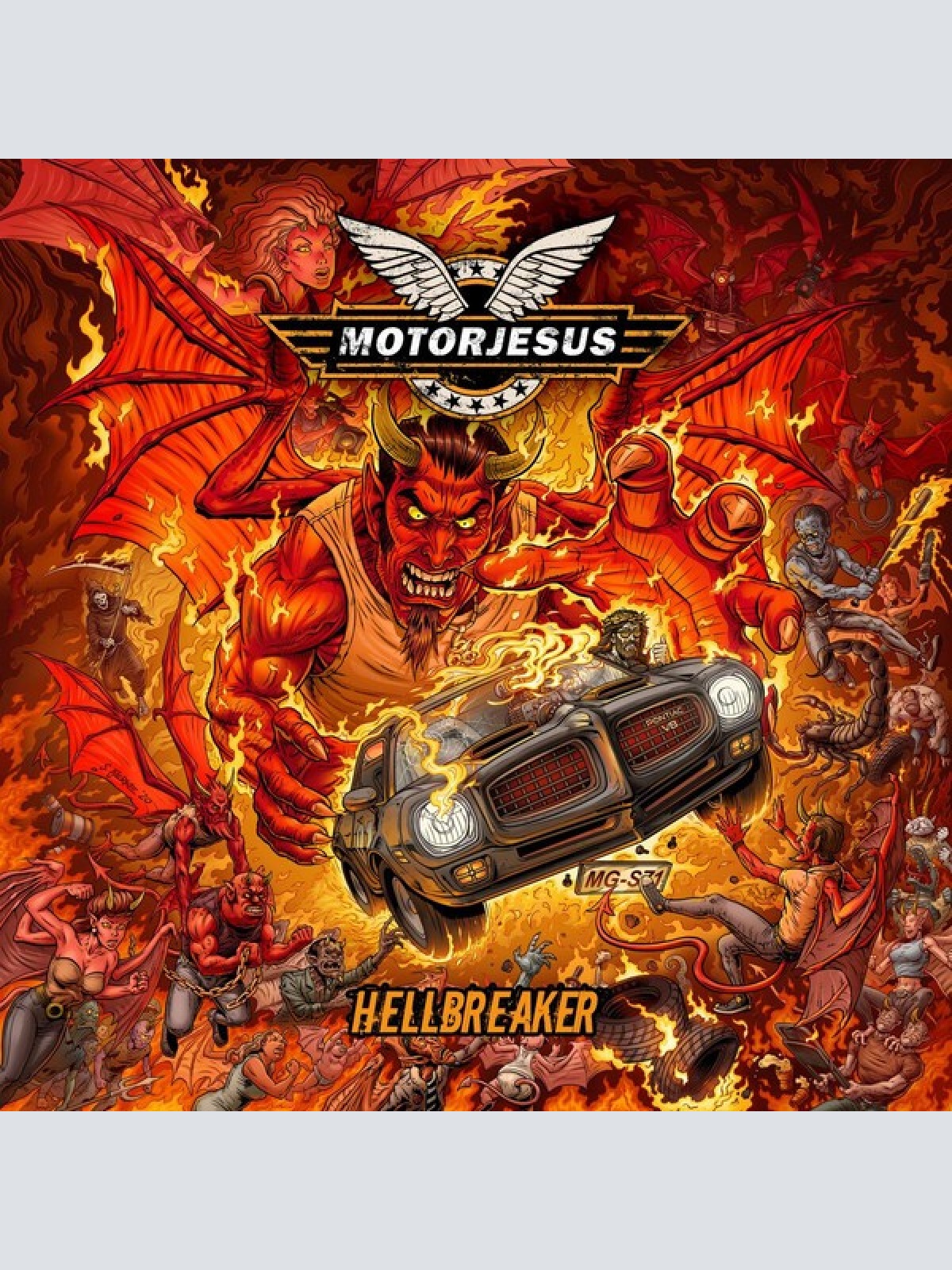 CD, Album Motorjesus - Hellbreaker