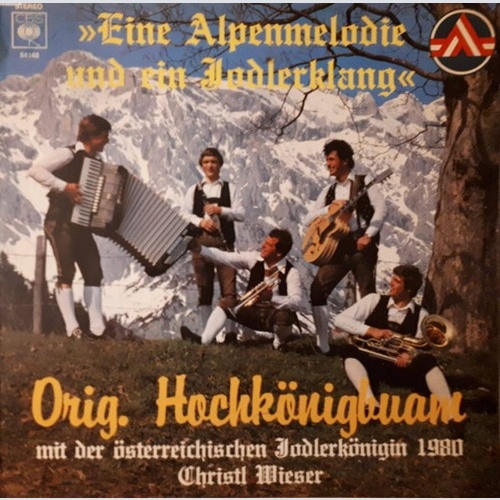 LP Orig. Hochkönigbuam* Mit Der Österreichischen Jodlerkönigin 1980 Christl W...