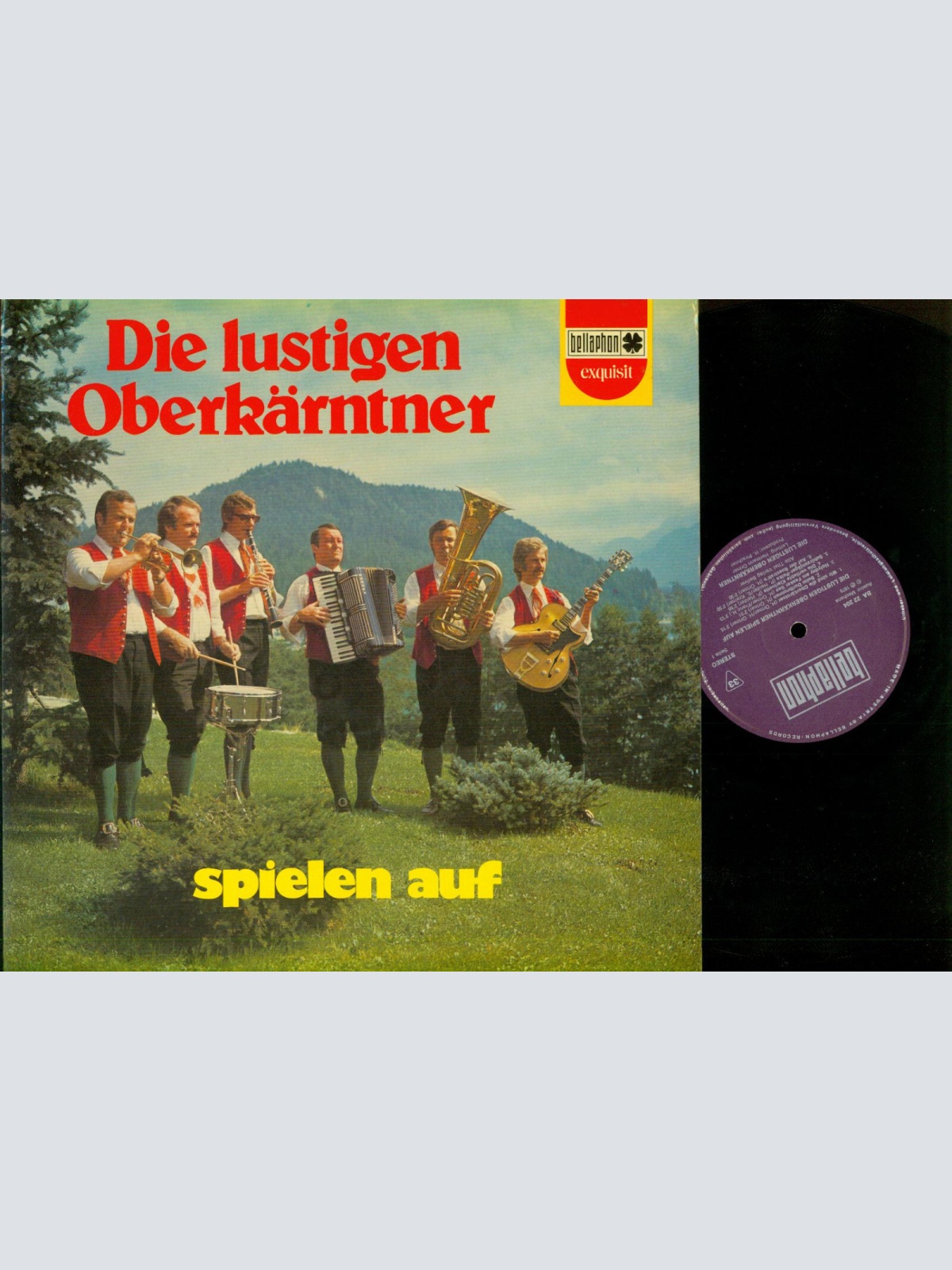 LP- Die lustigen Oberkärntner spielen auf